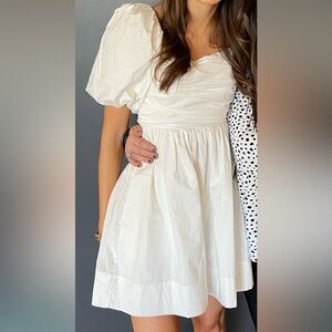 White DO + BE dress